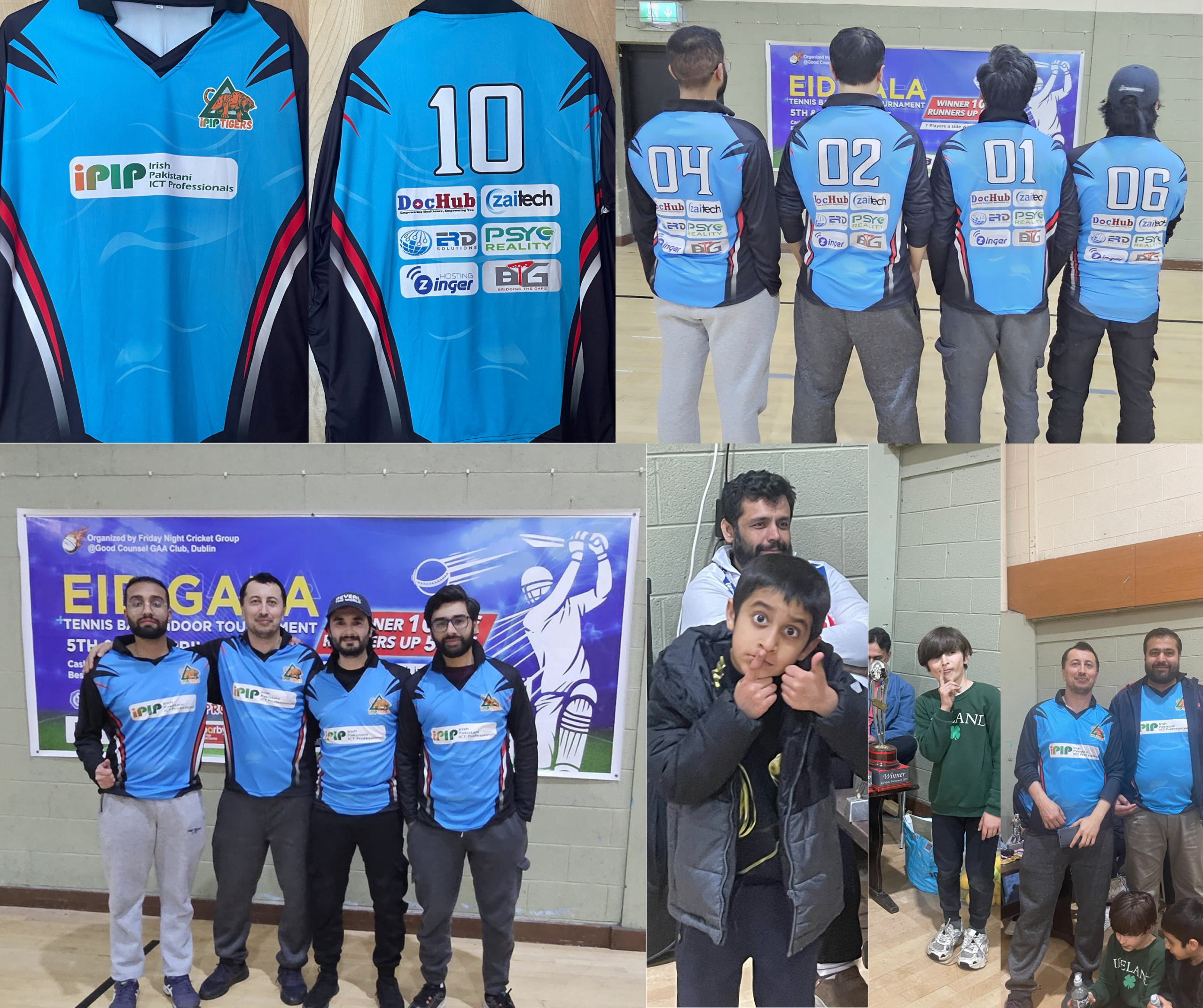 iPIP Tigers Roar at EID Gala Indoor Cricket Tournament – A Powerful Debut!